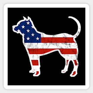 American Pitbull Patriot Sticker